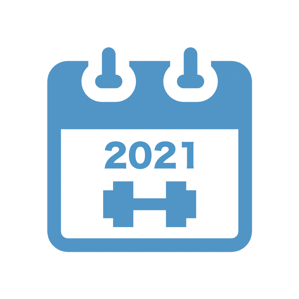 シンプルな筋トレ管理カレンダー icon